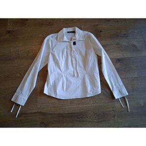 Ralsey Vintage Pirate Shirt Lace Up Costume White Women’s Large NWT